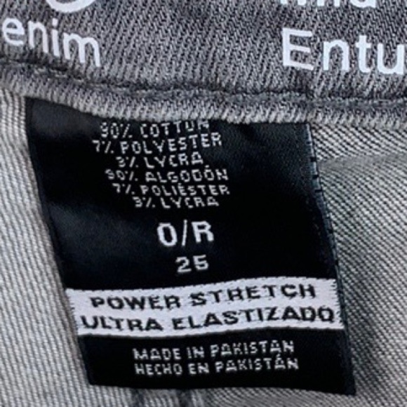 Mossimo NWOT moto biker stretch skinny pants 25 - Picture 8 of 8